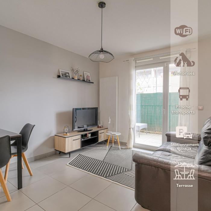 T3 calme & lumineux - idéal familles & pros à Villeurbanne