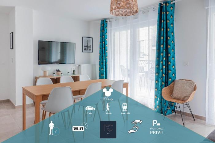 Disneyland-Paris,7pers, Wifi, Parking,