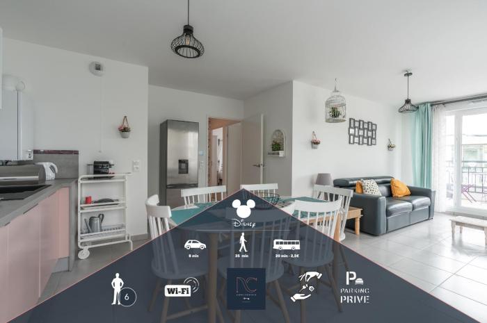 *Disneyland-Paris* 6pers, Netflix, Wi-fi, Parking