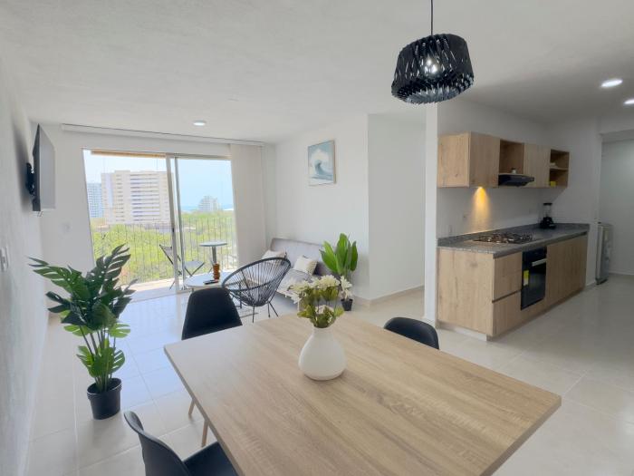 Exclusivo Apartamento con vista y cerca al mar