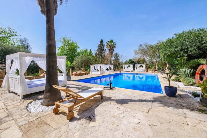 G-Colao auf Finca Zenara, Doppelzimmer mit Bad, Gemeinschaftsküche, XXl Pool, Wifi, Klima, Yoga