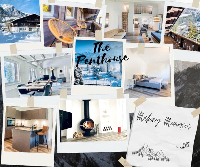 Unique Penthouse with Gallery and Mountain View