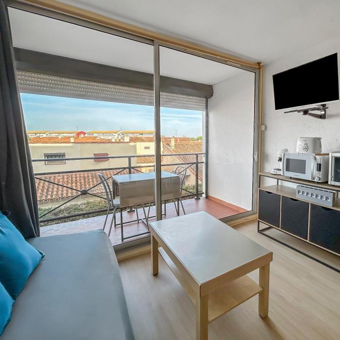 Studio au Grau-du-Roi, Mer, Piscine & Parking