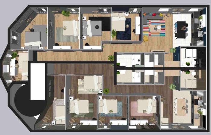 AX - neuf 2023- ORLY - PARIS EXPO - 9 chambres -