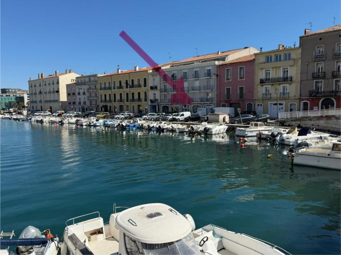 Appartement T2 à Sète avec parking et animaux admis, proche gare et plages - FR-1-338-562