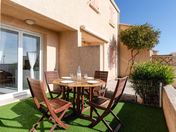 Pavillon 3 pièces avec vue mer, piscine et terrasse, animaux admis - FR-1-409-278