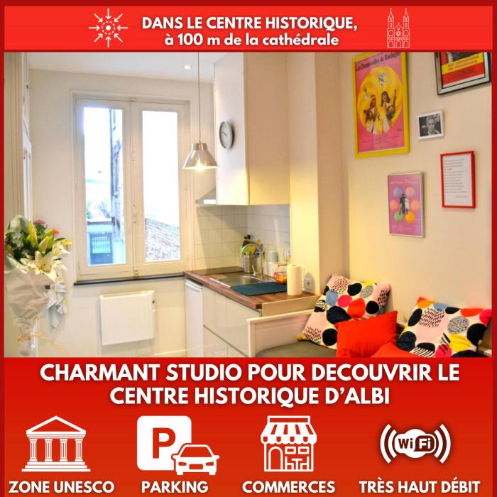 Un jour dété à Albi - Centre Unesco - 200 m Cathédrale - Parking - Animaux acceptés
