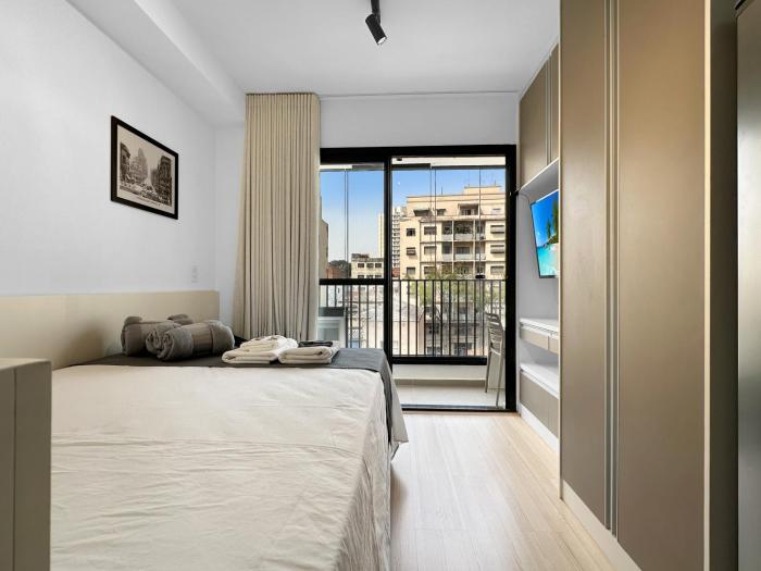 Varanda - Cozinha - Estúdio - Hospital Sírio Libanes