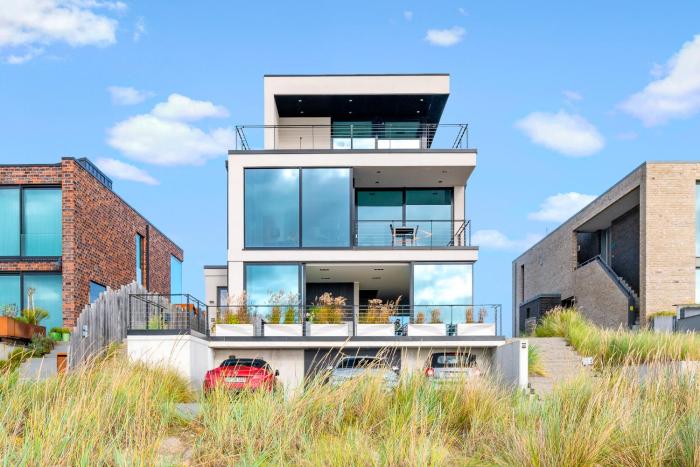 Spimoev - Neues Designapartment mit Panoramablick auf Ostsee und Strand