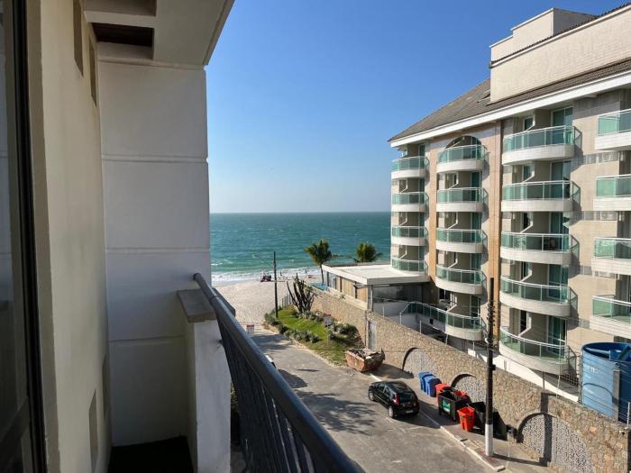 Apartamento aconchegante com vista para o mar