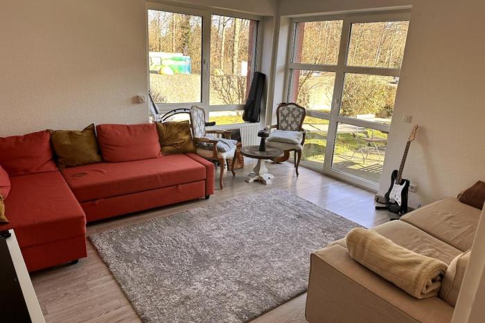 Apartment near trade fair, rhine and city