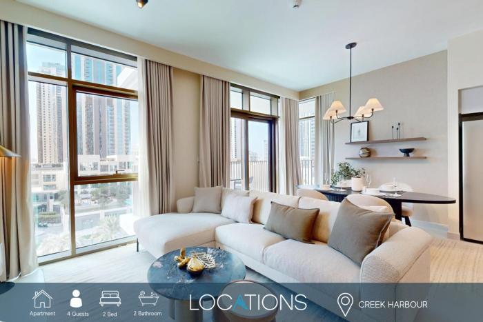 Creek Palace - Minimalist Two Bed in Creek Harbour