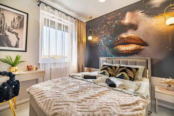 City Break Apartment z gabinetem, 2 łazienkami, tarasem i garażem podziemnym w cenie