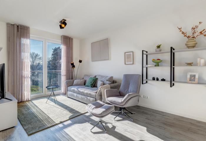 Apartment C1 "Zwei Schlafzimmer, zwei Bäder & Südterrasse mit Blick ins Grüne" im "Pine Hill Resort"