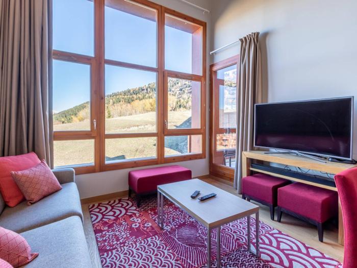 Superbe apt 4 pièces avec piscine, spa, salle de fitness, parking et WIFI inclus aux Arcs 1800 - FR-1-352-45