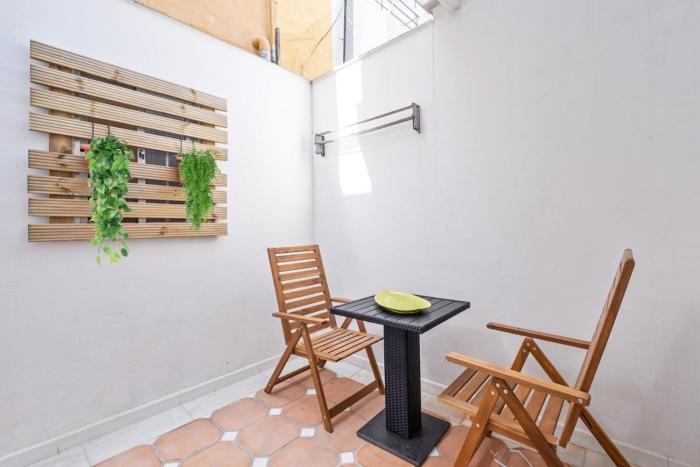 Apartamento en la Playa con patio