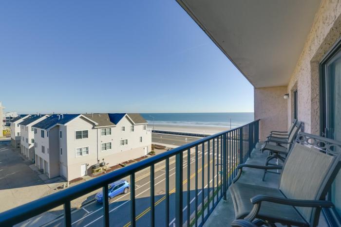 Beachfront North Wildwood Condo with Ocean Views!