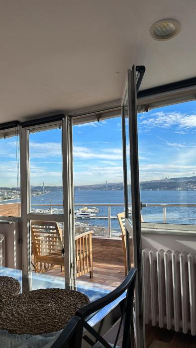 Deluxe Duplex in city center with 210 degrees Bosphorus viewed