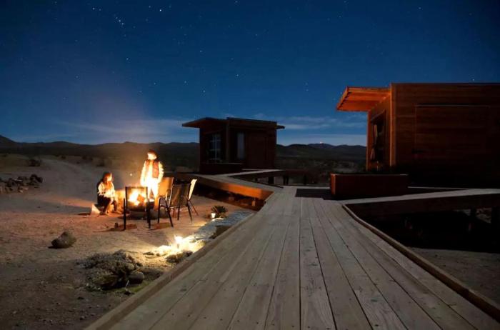 Secluded Glamping Eco-Pod Rental in Mojave Desert near Ridgecrest, California