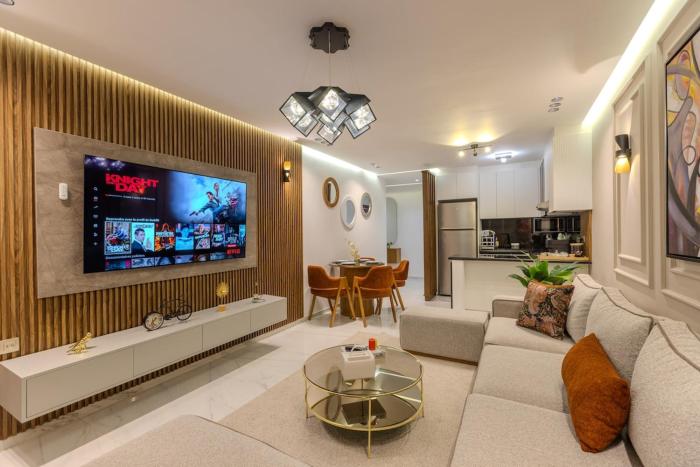 Appartement chic à 3 chambre à côté de Marina