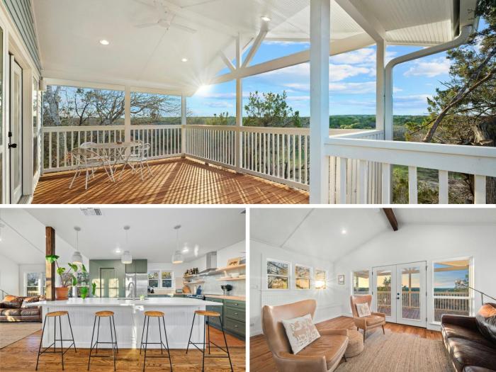 The Clifftop Perch, 70ft above the dry Blanco