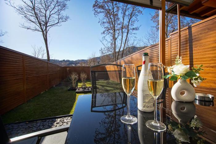 AusZeit Steiraland 2 mit privaten Terrasse und Garten und Parkplatz