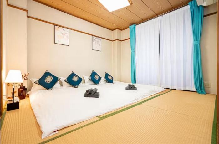 22观景阳台房 大空间卫浴厨房 洗衣机 车站步行3分钟 上野 涉谷 迪士尼 机场 坐车直达