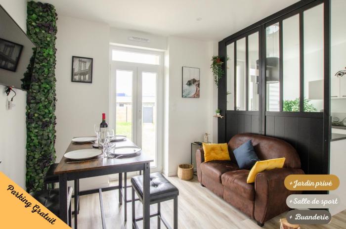 Chill and sun, 2 chambres calme avec terrasse et parking