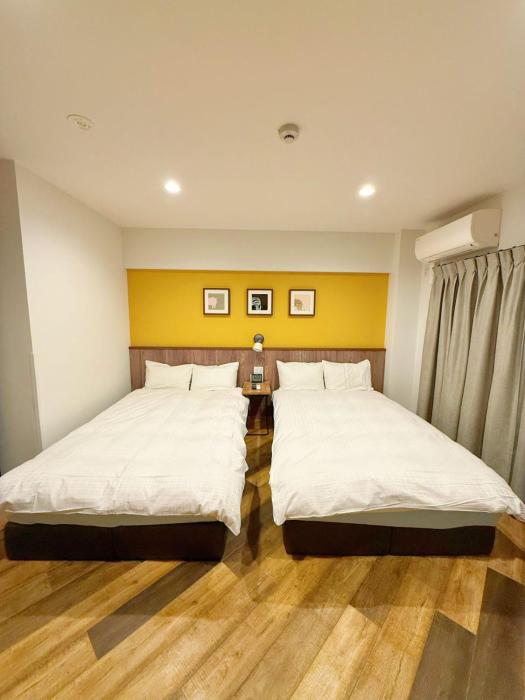 道頓堀から徒歩3分中央区島ノ内にあるツインルーム