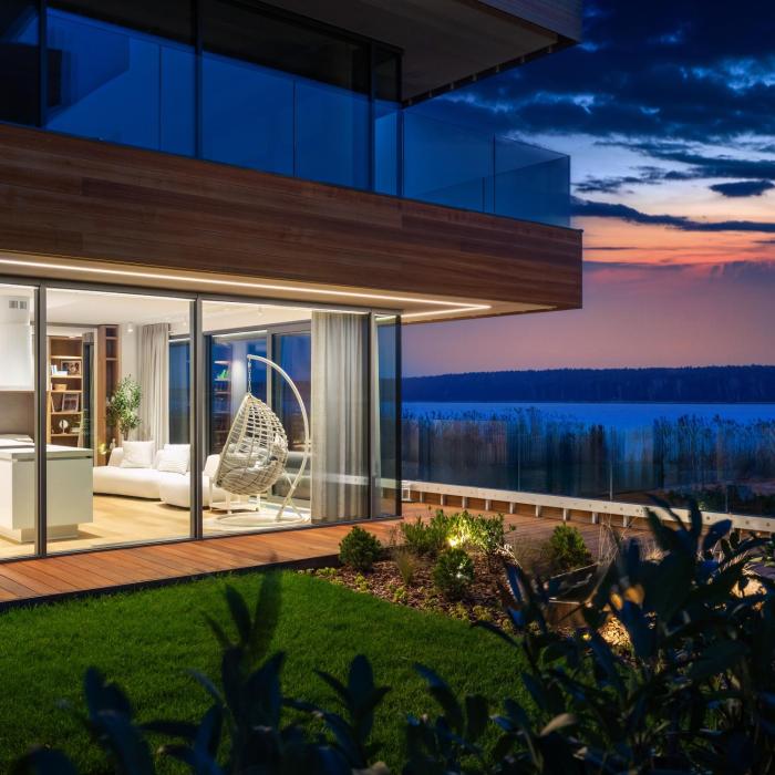 Apartment Warsaw Zegrze by the water with a view