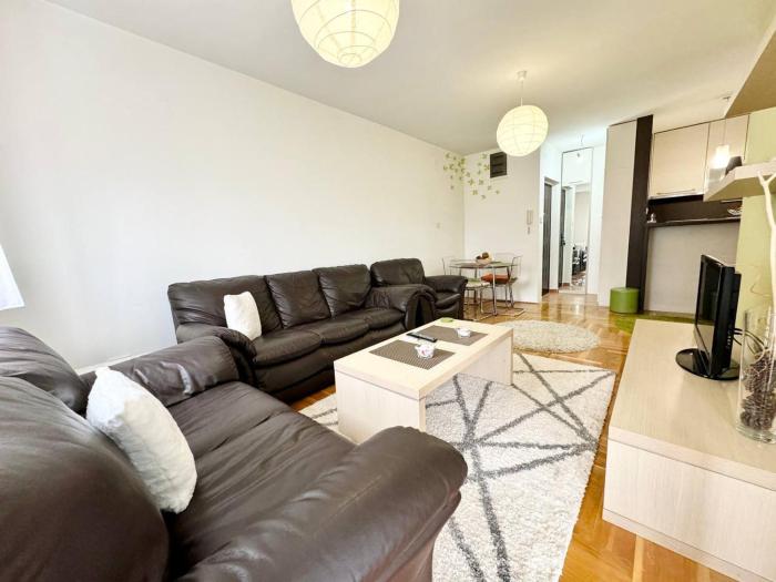 Şehir merkezi manzaralı modern