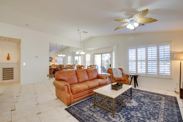 Pool and Golf On-Site! Extended Gilbert Getaway