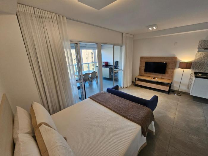 Studio Espaçoso com Varanda - Brooklin