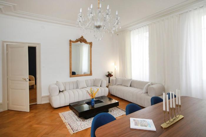 LE LYNX HAUSSMANIEN appartement tout confort, climatisé avec parking privé, à deux pas du centre