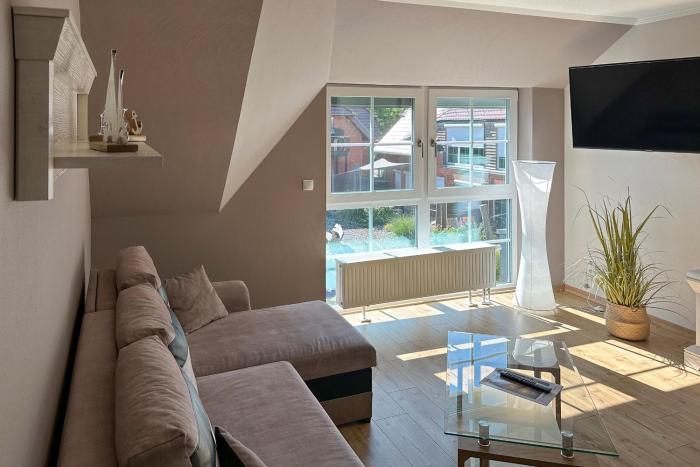 Traumhaftes Appartement - Odins Blick Wohnung 24 - exklusive Strandlage, Gartenanlage, Sauna