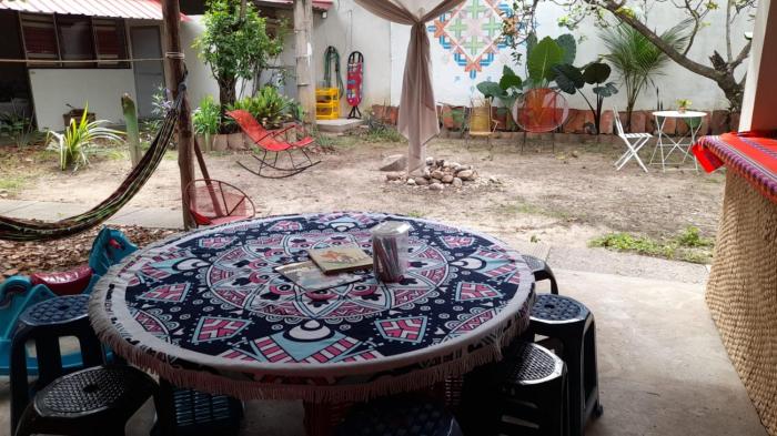 habitaciones con amplio jardin y arboles frutales en el centro Tarapoto