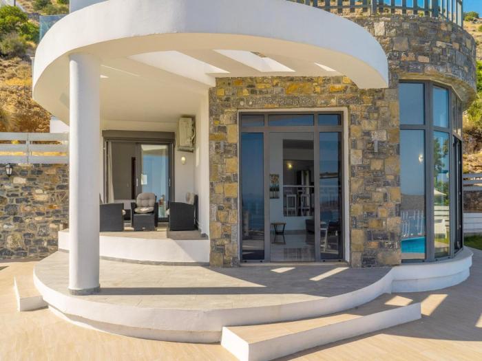 Villa in Elounda with Ocean Views & Pool