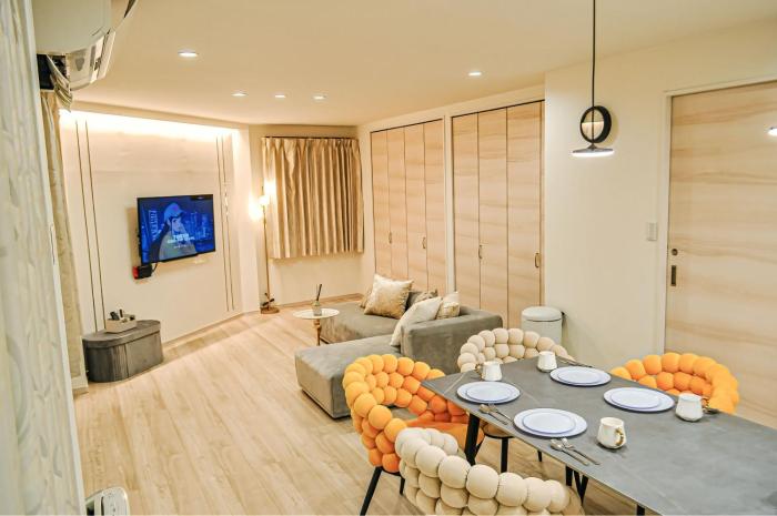 最大19人一棟貸切4Bed rooms福島