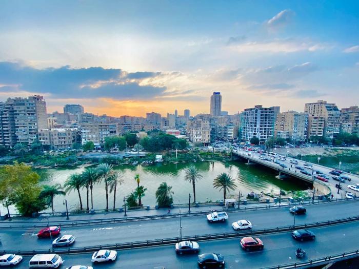 شقة بالمنظر البانورامي على النيل