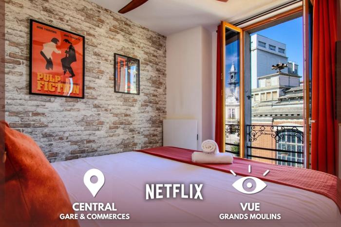 Le Grand Moulin - Hypercentre - Lit King Size