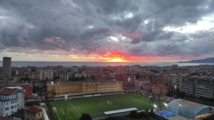 Super vista al grattacielo di Lavagna