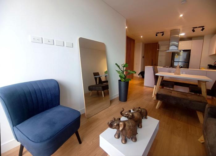 AHLuxe penthouse con balcón,Wifi+Parking; Usaquén