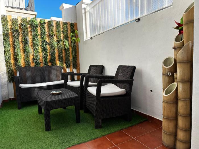 Pearl Home Terrace Apartment near El Médano Beach