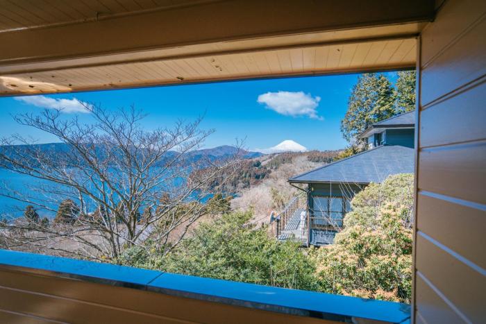 箱根富士見 富士山を望む