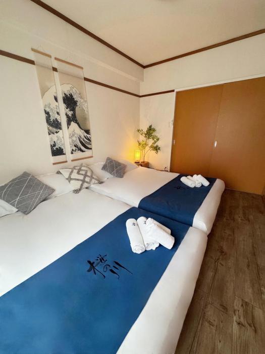 桜の川5 晴空塔巴士直达 免费wifi 1楼便利店 4人房丨Asakusa Skytree bus direct convenience store 1floor 4 people