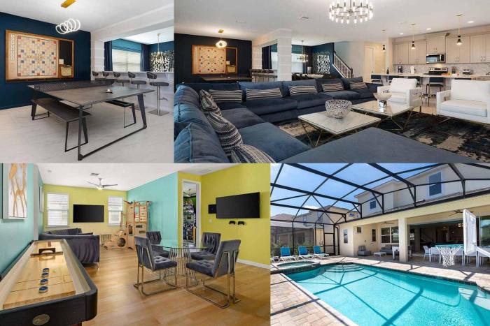 Fab Villa with Jungle BR, Theater, Arcade, Spa Pool