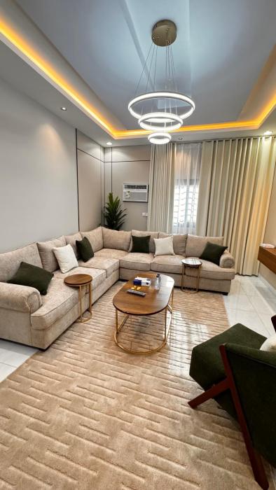 Apartment with lounge and bedroom