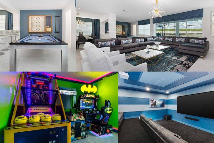 Superhero BR, Arcade, Theater & Pool - Near Disney