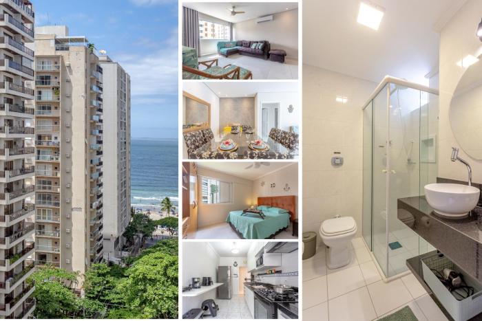 Refugio Pitangueiras - 2 quartos, Ar-Condicionado, Vista Mar e Garagem Gratis