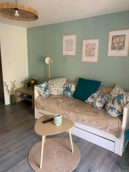 Studio calme 4 personnes 400 m de la plage sur la presquîle de St mandrier proche toulon